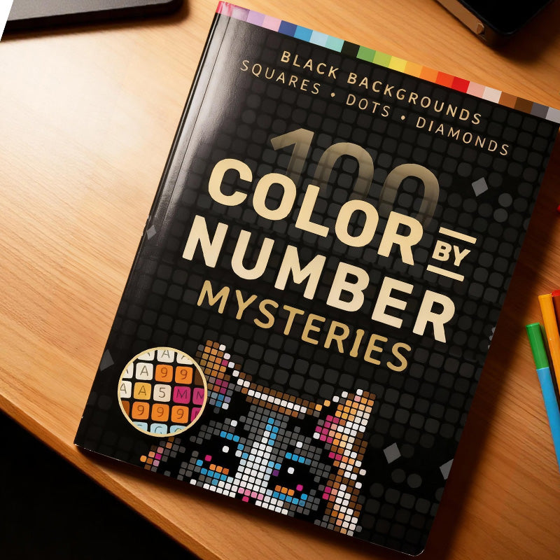 100 Color by Number Mysteries