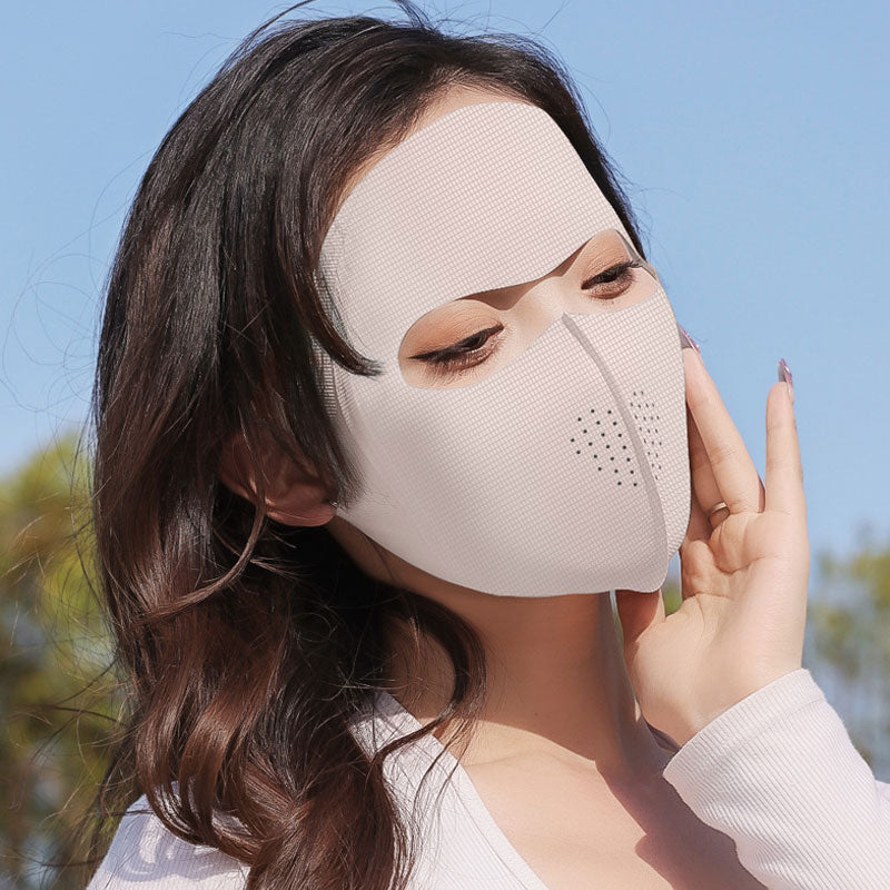 Hyaluronic Acid Ice-Cool Sun Protection Face Mask