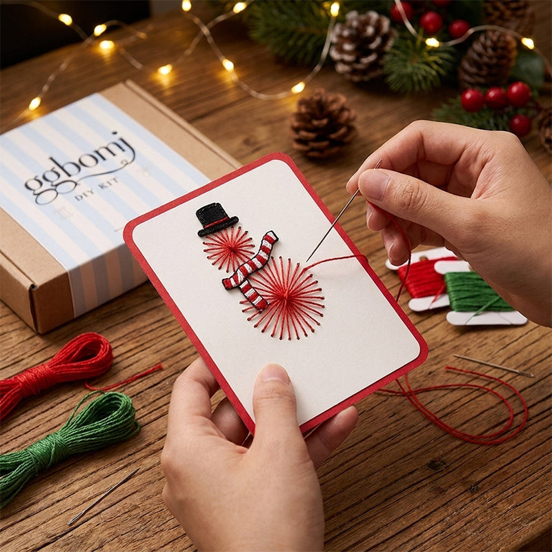 Merry Christmas Greeting Card DIY Kit