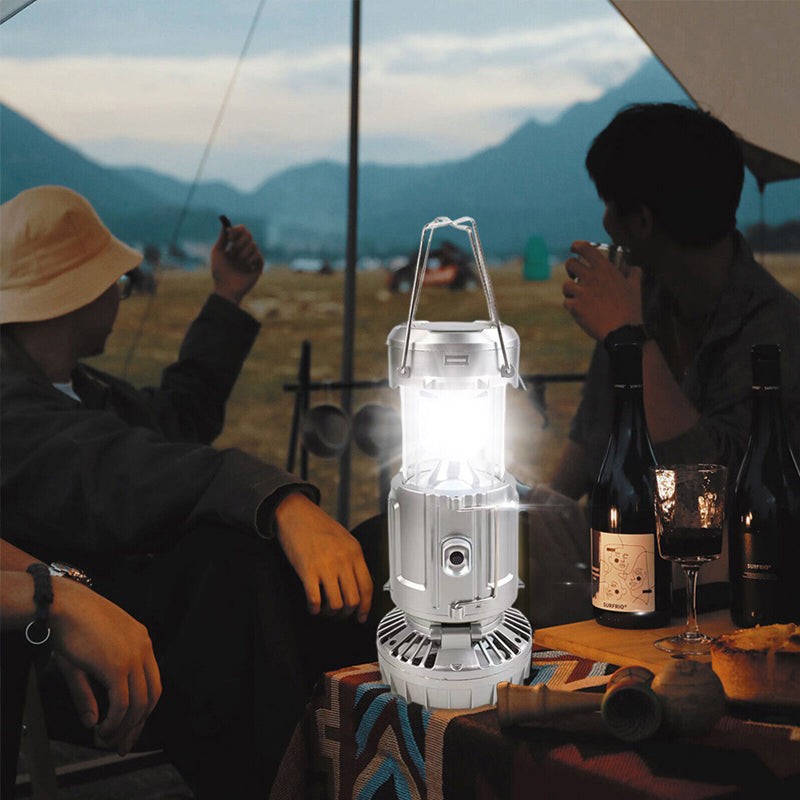 6 in 1 Portable Solar LED Camping Lantern