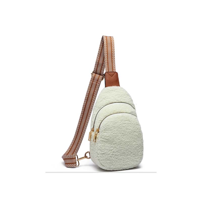 Autumn and winter plush messenger bag