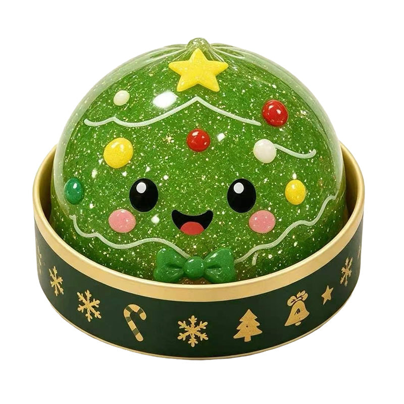 Christmas Baozi Glitter Jelly Stress Relief Squishy Toy