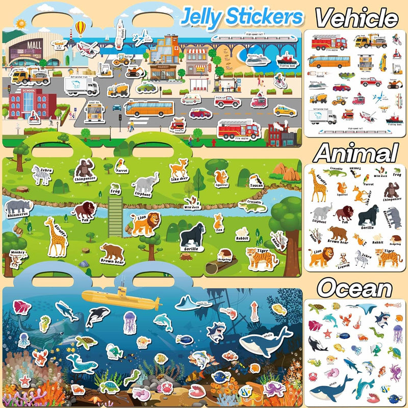 Reusable Kids Sticker Book
