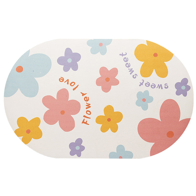 Microfiber non-slip cartoon floor mat