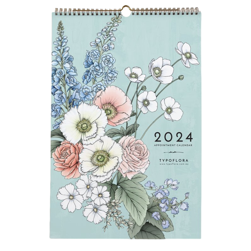 2024 ALWAYS FLOWERS APPOINTMENT WALL CALENDAR