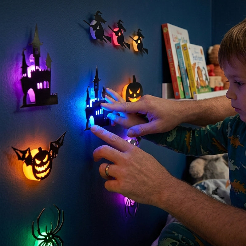 3D Halloween Hollow-Out Wall Stickers