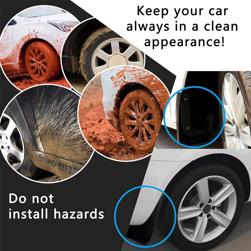 Automotive No-Drill Universal Tire Mud Flaps