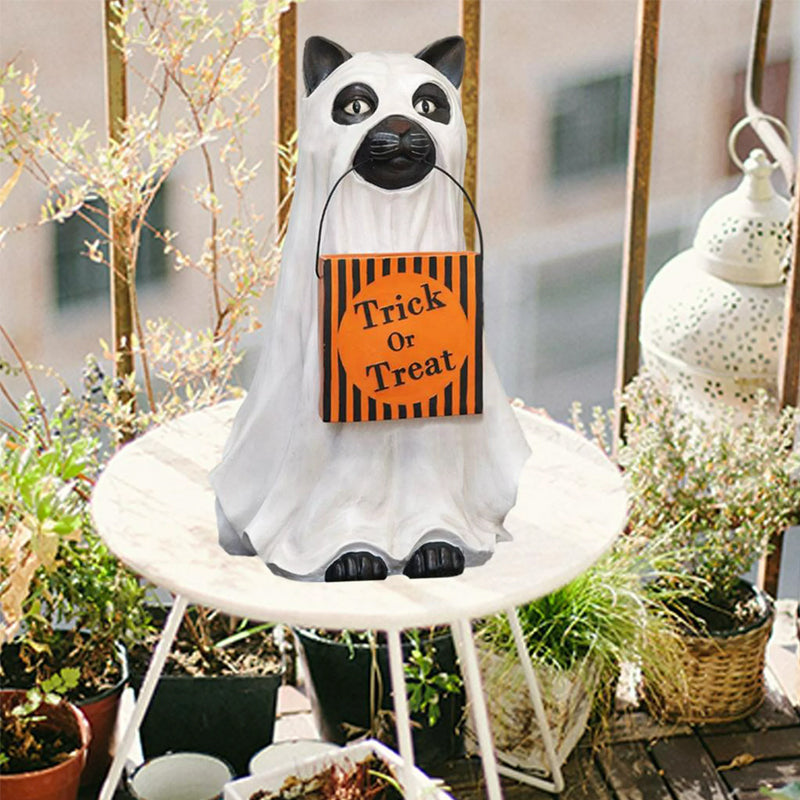 Halloween Pumpkin Ghost  Cat Candy Bowl Holder