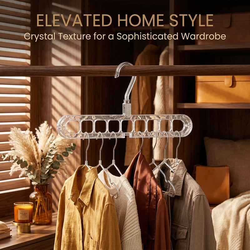 9-Hole Multi-Functional Clothes Hanger