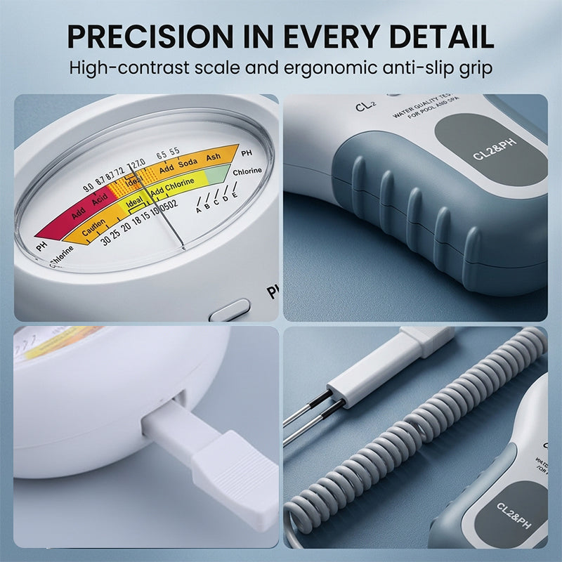 PH & Cl2 Chlorine Tester