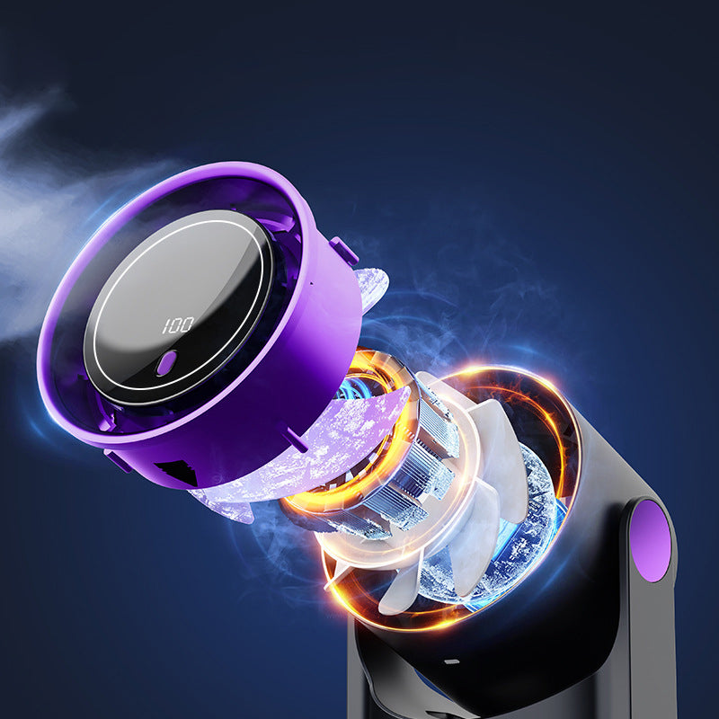 Digital Display Rechargeable USB Fan