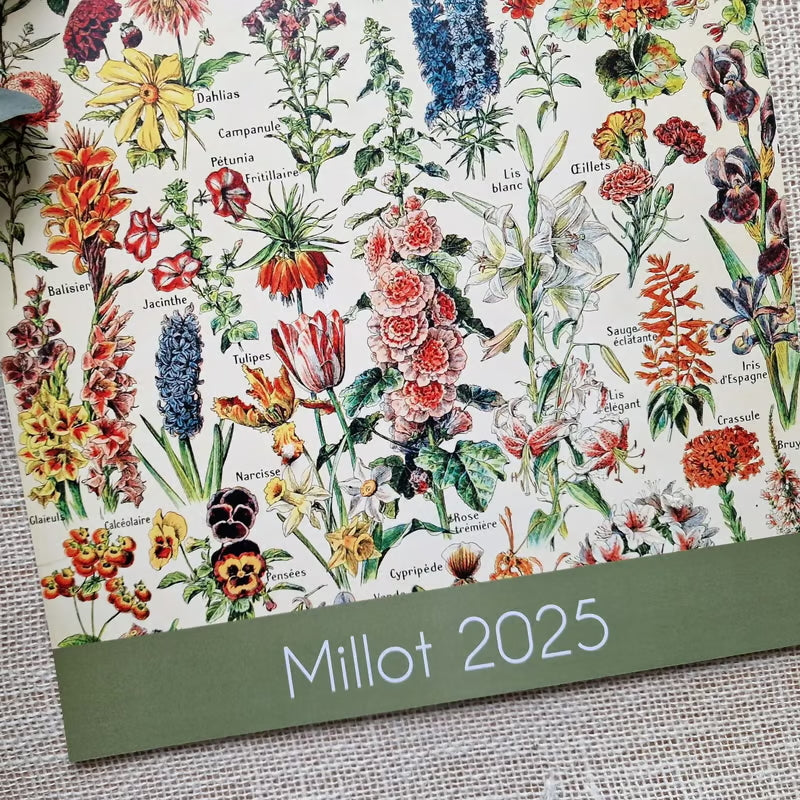 📅2025 CALENDAR FLORAL AND BOTANICAL