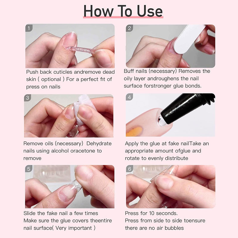 Semi-Solid Nail Glue and Remover Kit