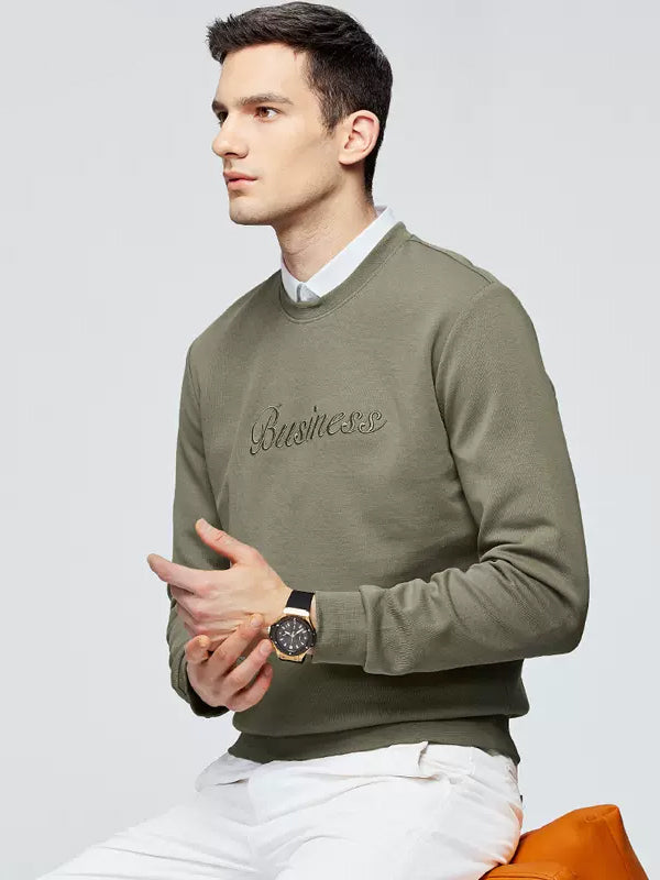 Spring Round Neck Pullover Casual Tops
