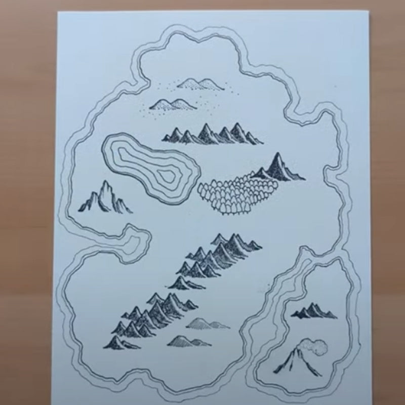 Handmade Map Making Stamp Kit