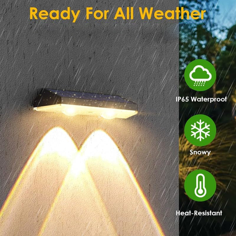 Outdoor Solar Fence Lights
