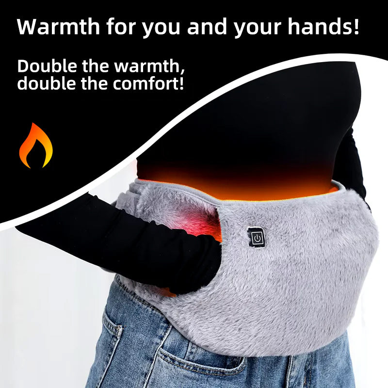 Electric heating waist belt