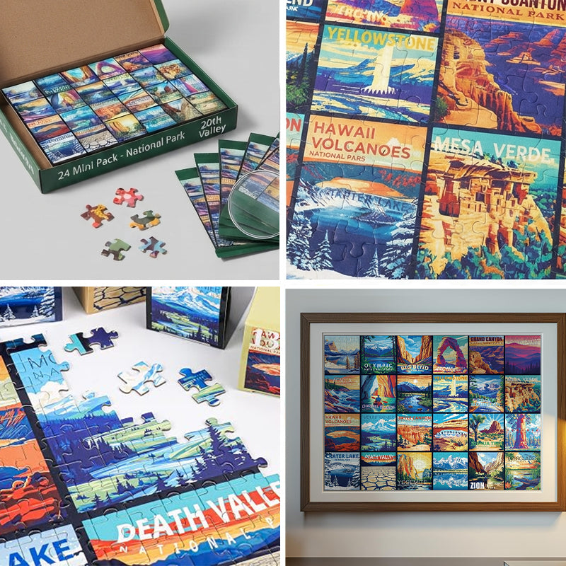24 Mini Pack 1000 Pieces Jigsaw Puzzle