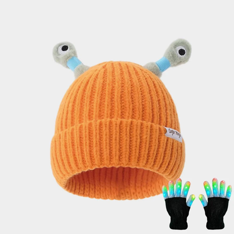 Glow in the Dark Little Monster Woolly Hat