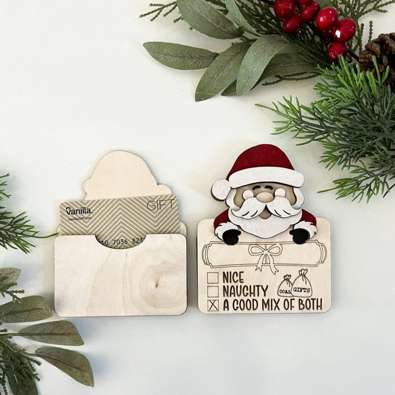 Cute Santa Christmas Money Holder