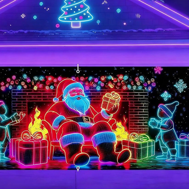 Christmas Garage Door Cover Banner