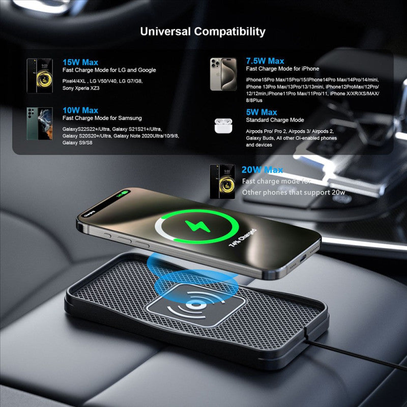 Car Wireless Charging Non-slip Pad