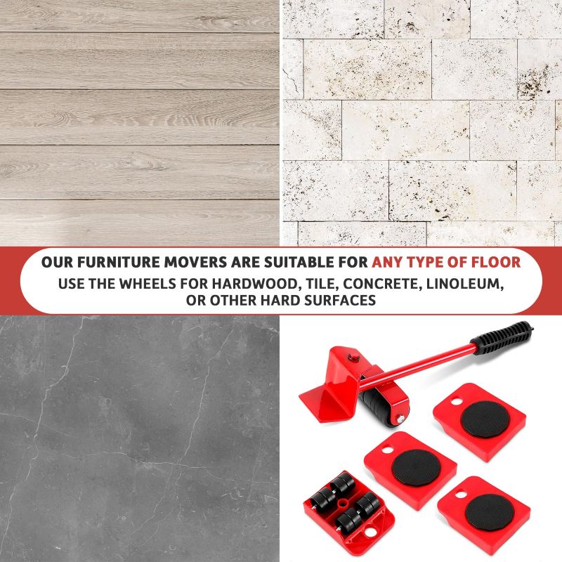 Furniture lifting tool set