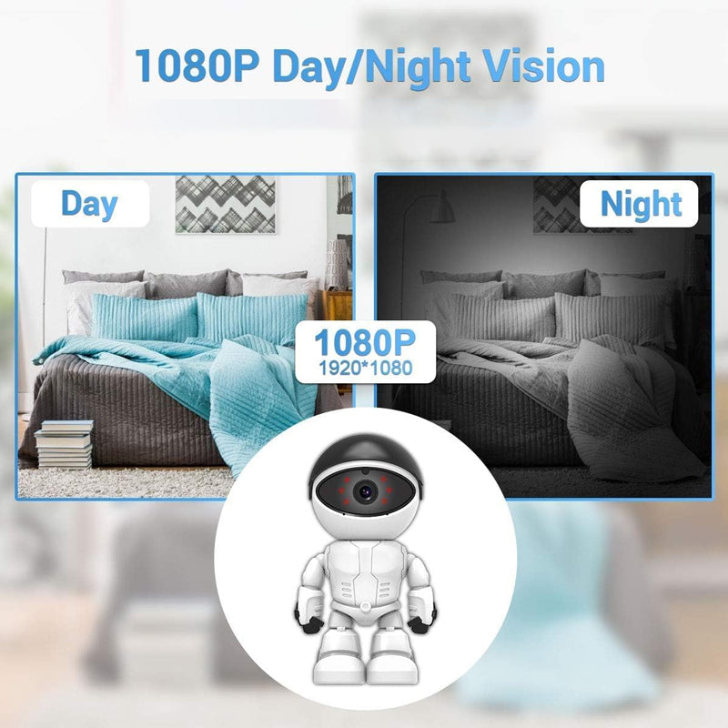 HD Smart Remote Security Camera Robot
