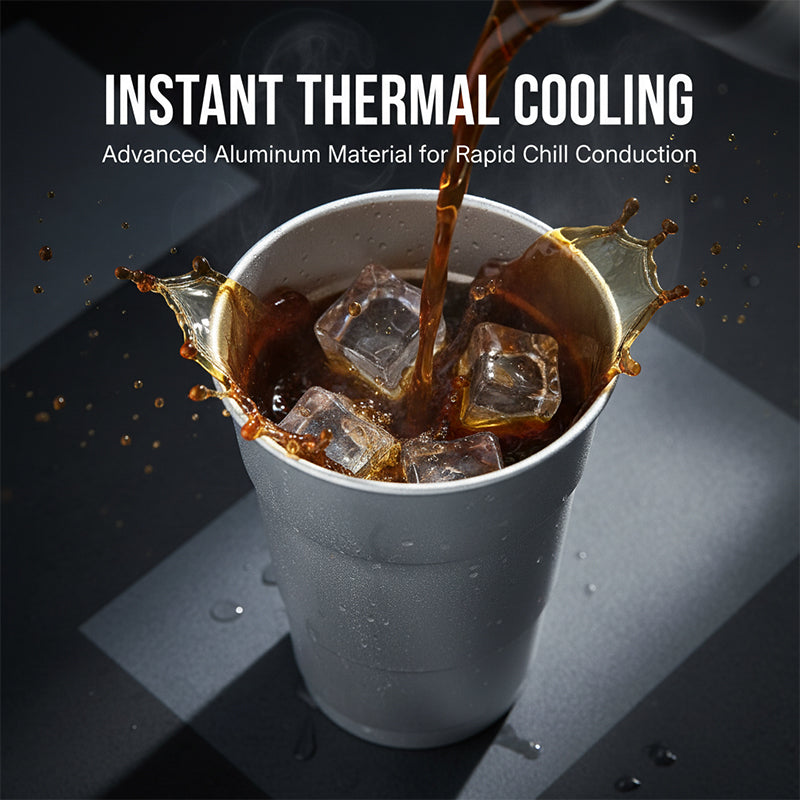 Cold Drink Juice Cup Aluminum Cup