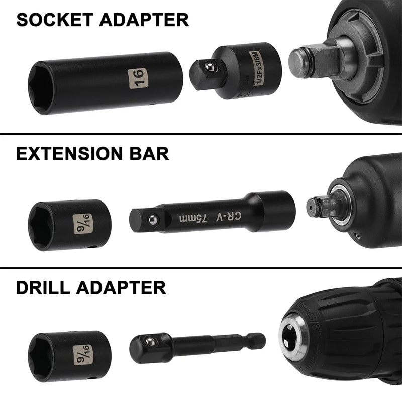 Pneumatic Socket Set (49 PCS)