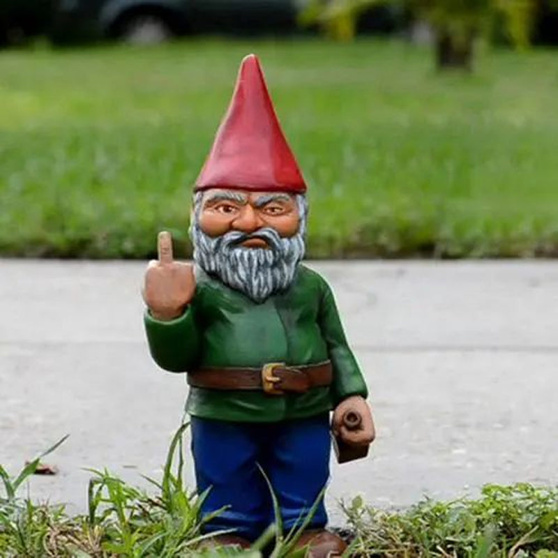 Dwarf with Middle Finger