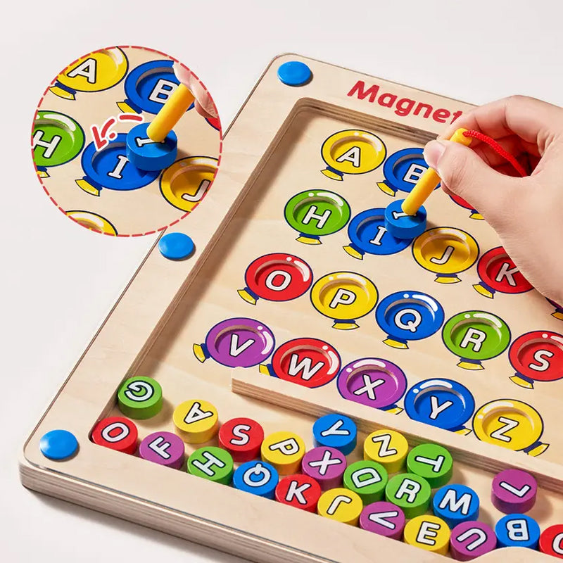 Magnetic Alphabet Maze Toy