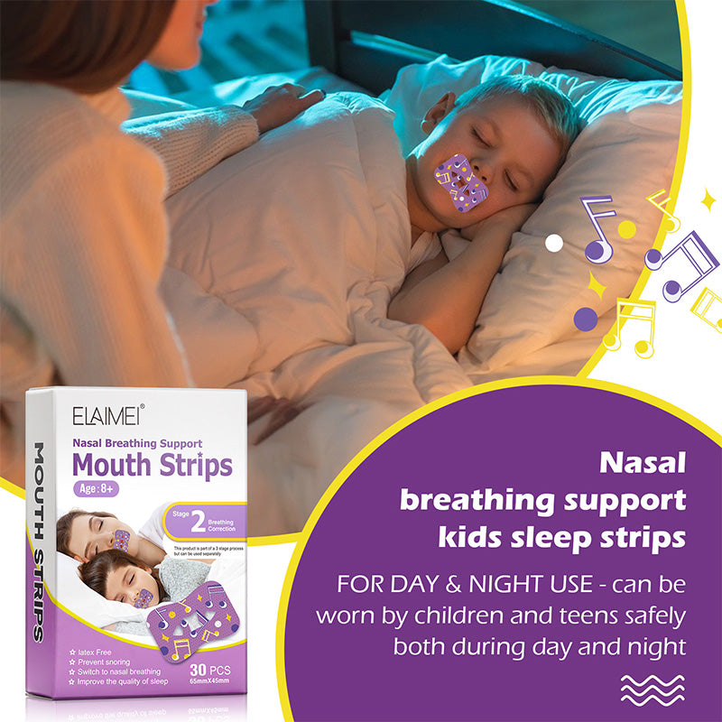 Universal anti-snoring patch for children