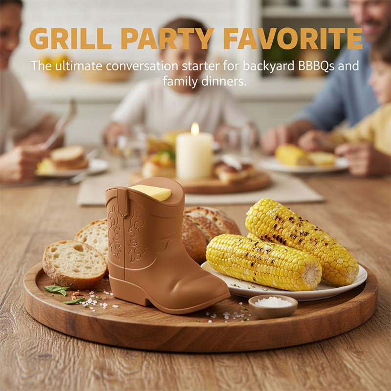 Boot-Shaped Butter Spreader