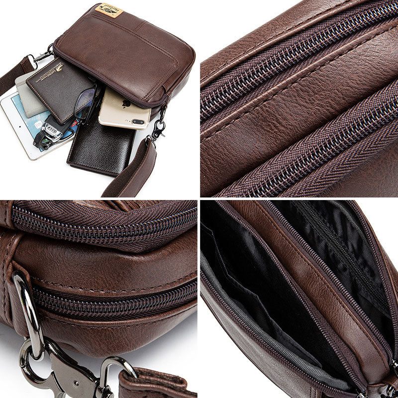 Square Vintage Messenger Bag