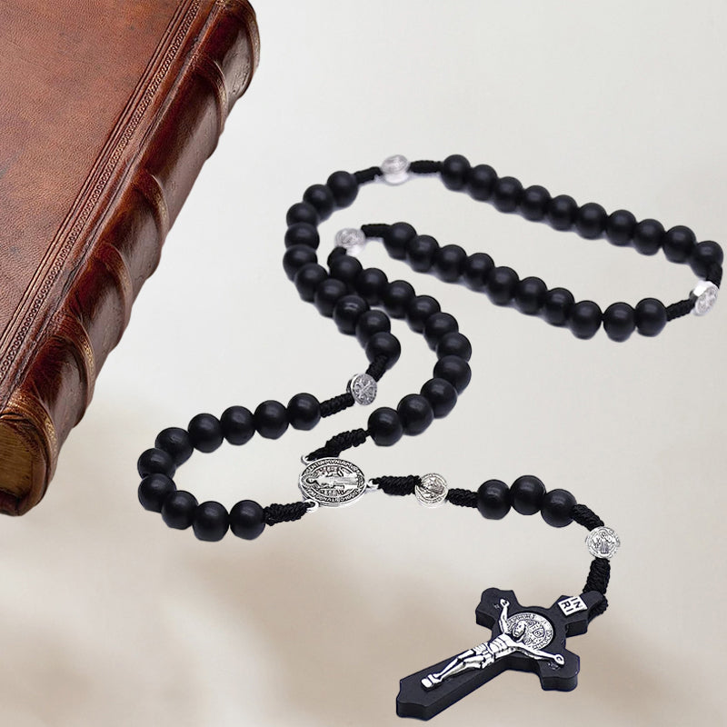Cross Rosary Necklace