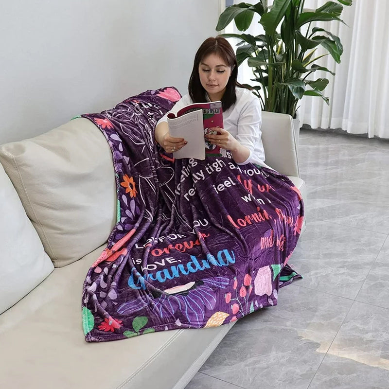 Granddaughter's Gift-Sweet Words Blanket