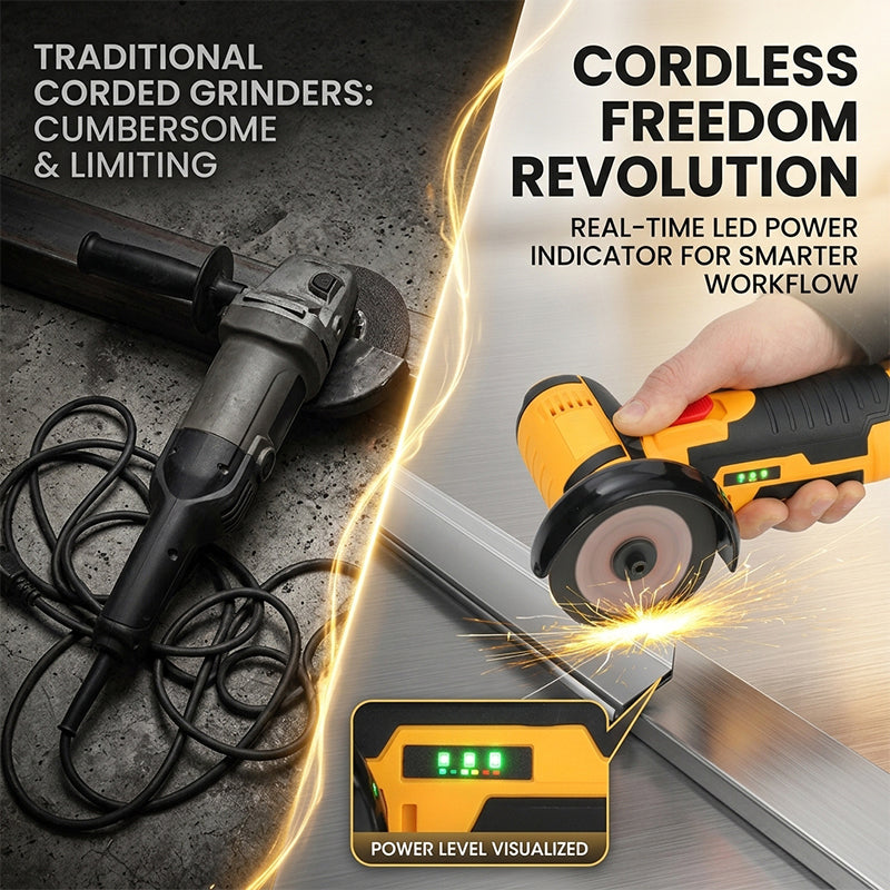 12V Brushless Mini Angle Grinder Kit