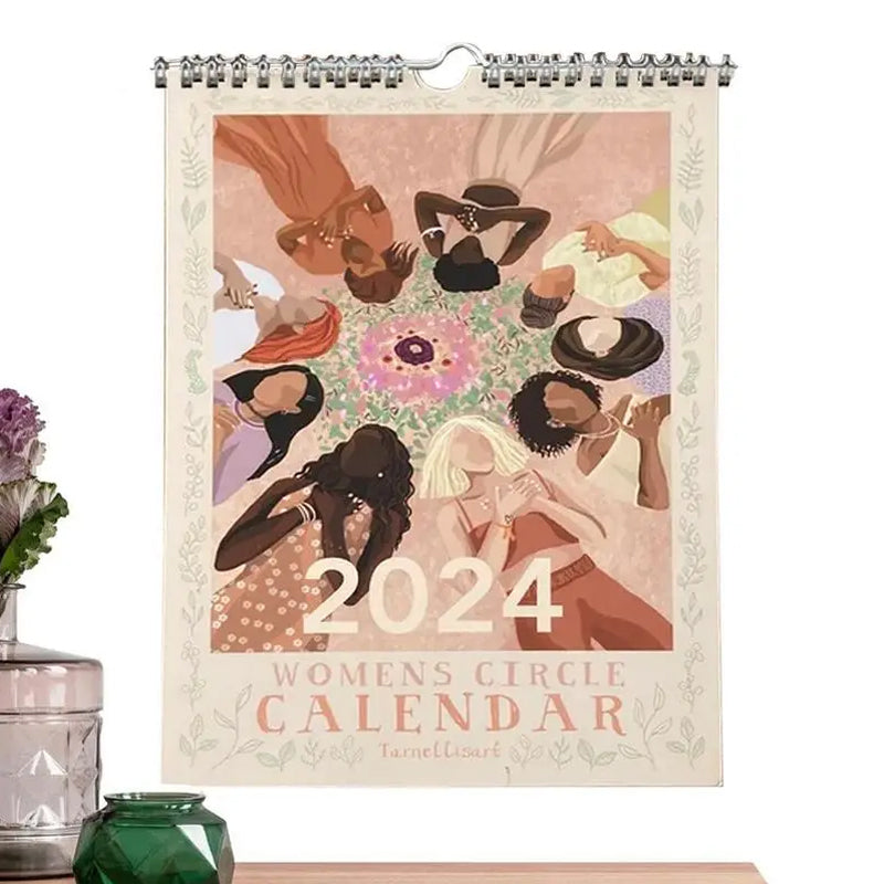 2025 CALENDAR womens circles, hanging wall calendar