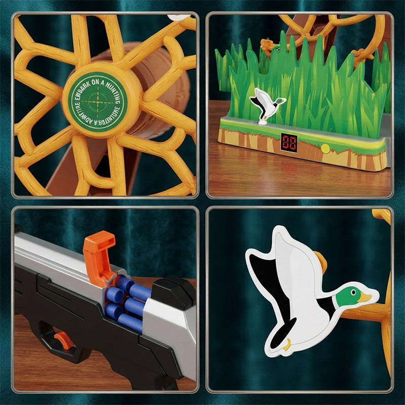 Rotating Goose Shooting Toy