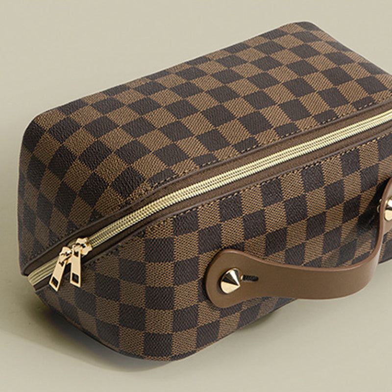 Vintage Check Cosmetic Bag