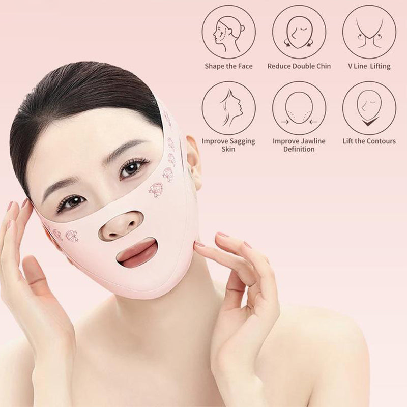 Lifting and firming face slimming bandage