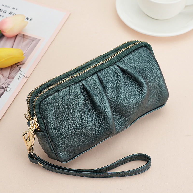 Double zip mobile phone case