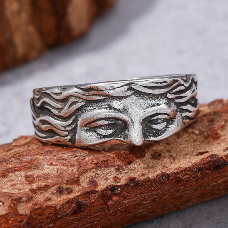 Vintage Venus Half Face Ring
