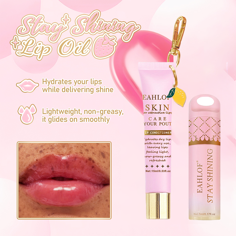 Multi-Flavor Lip Oil Care Set