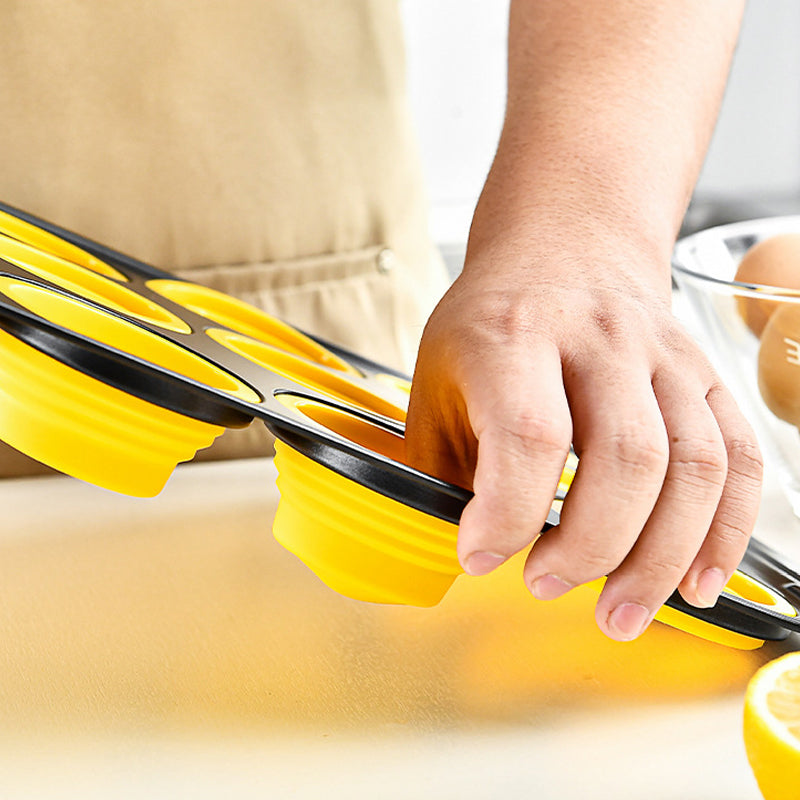 Press-type Silicone Muffin Pans