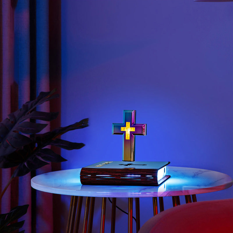 Magnetic Levitating Lamp Floating Cross