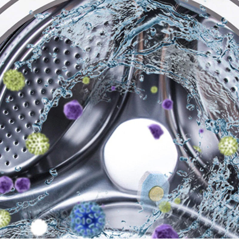 Washing machine effervescent tablets