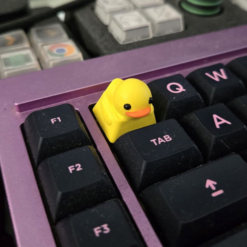 Yellow Duck Keychain