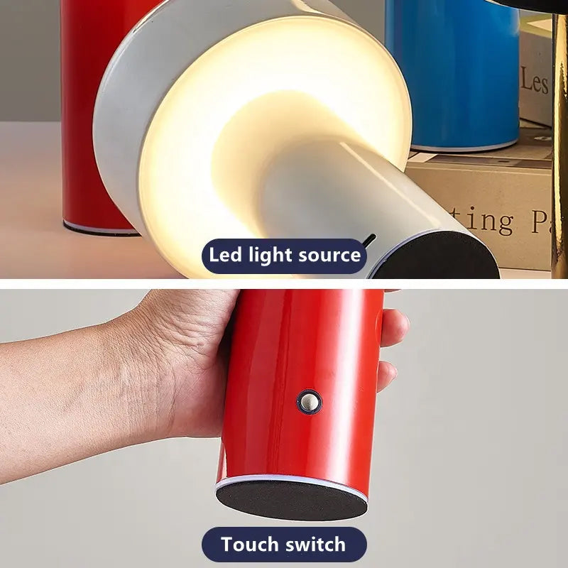 LED Creative Mushroom Rechargeable Table Lamp